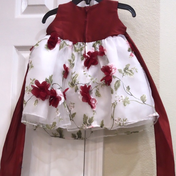 Red Baby Girl Dress - Picture 5 of 8